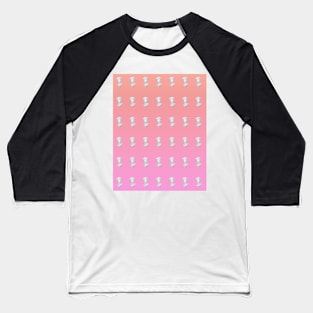 vaporwave statue tile sunset gradient version Baseball T-Shirt